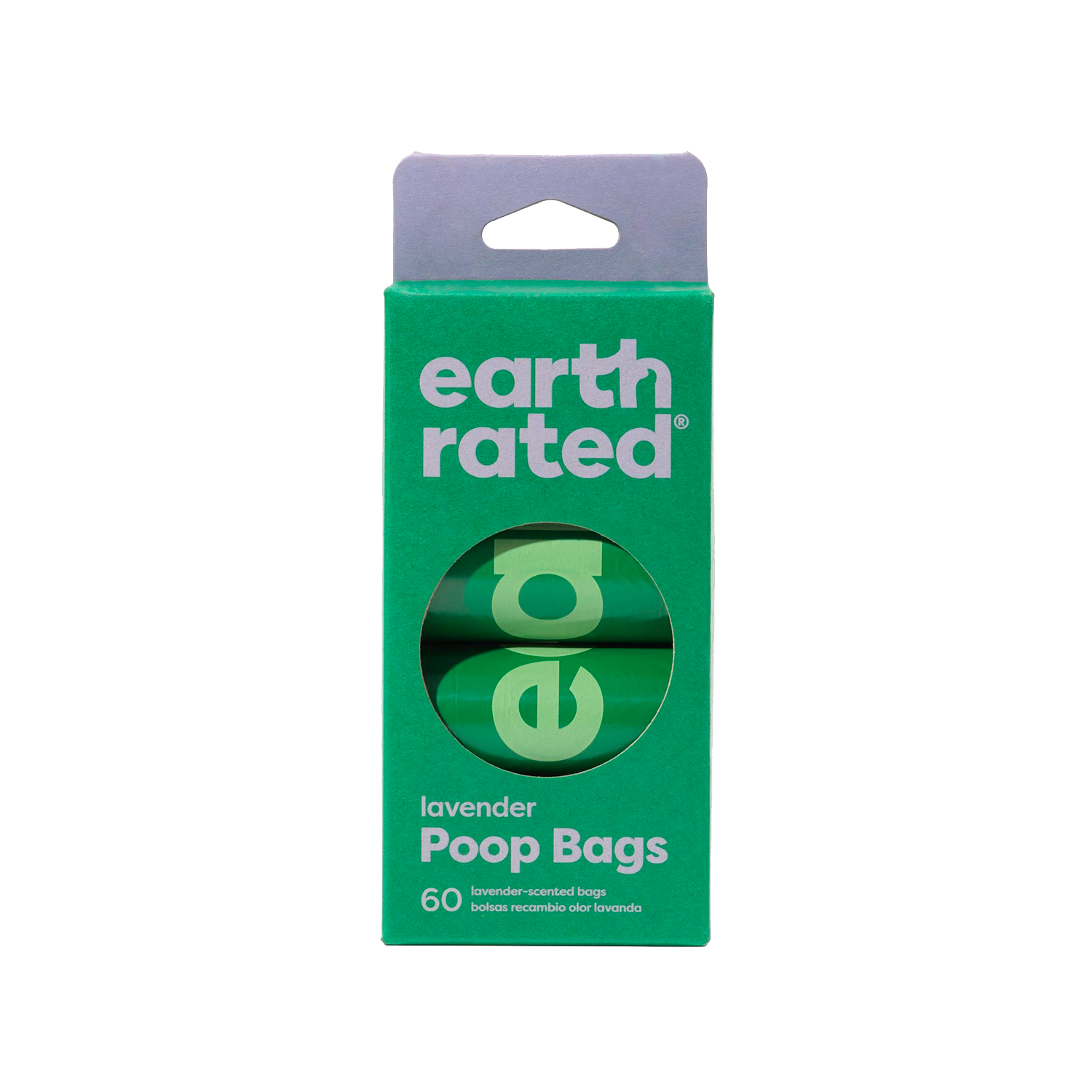 Earth Rated 60 Bags on 4 Rolls - Lavender
