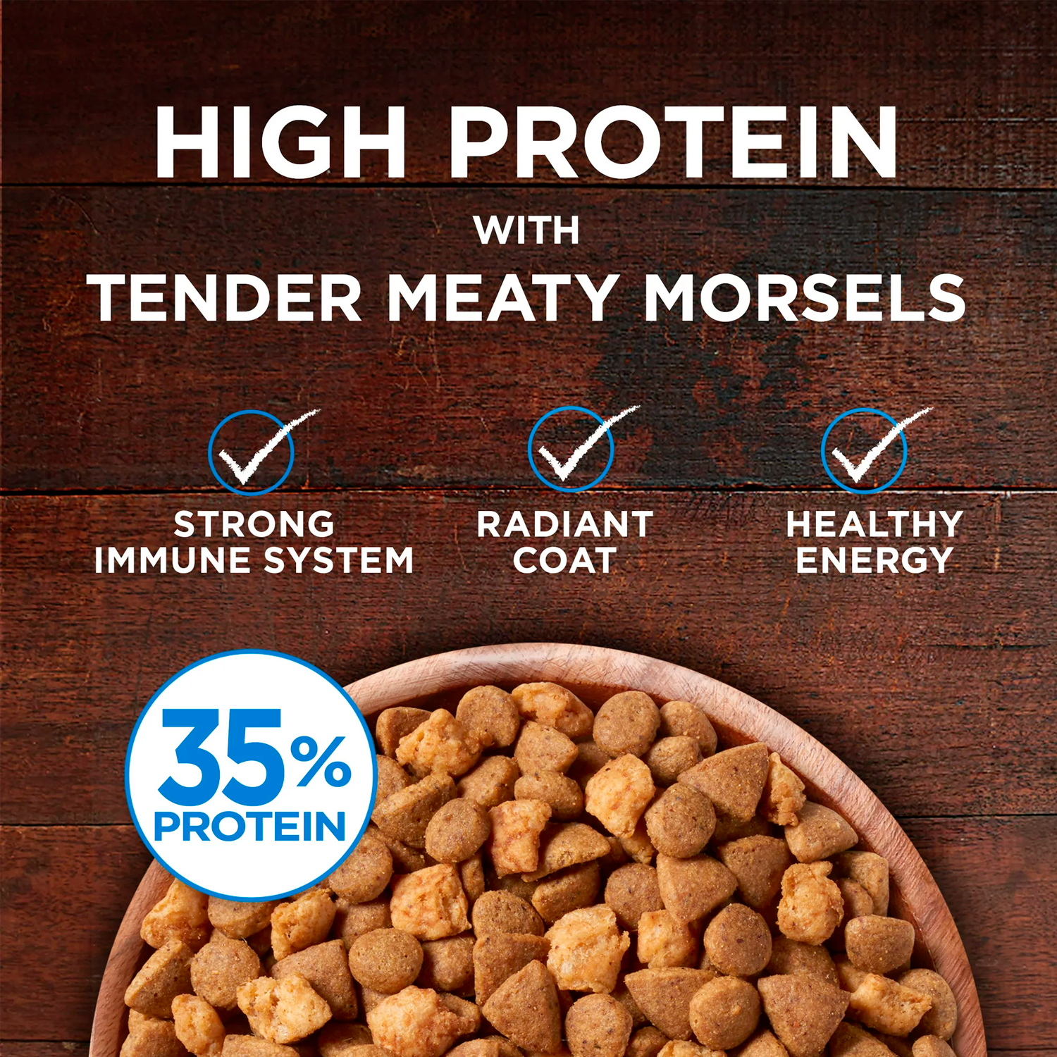 Purina One True Instinct Dry Cat Food Ocean Whitefish, Grain-Free, 3.2 lb Bag - Imagen 2