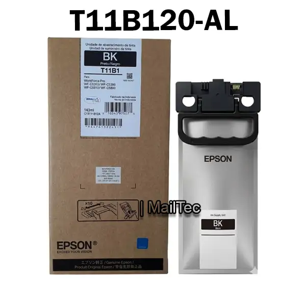 Tinta Epson T11B Negro Original WF-C5810, C5890, C5891