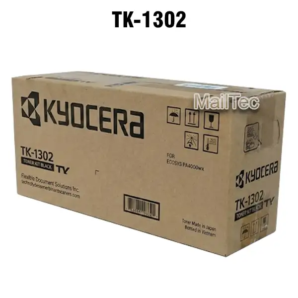 cartucho de toner kyocera tk-1302 negro ecosys pa4000wx