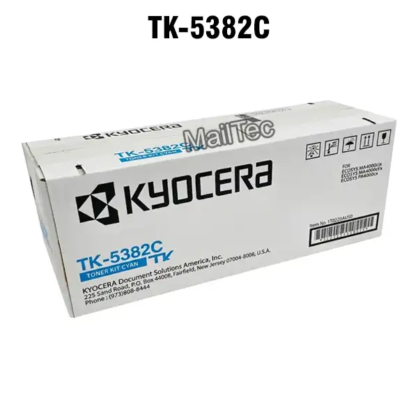 cartucho de toner kyocera tk-5382c cyan ecosys MA4000, PA4000