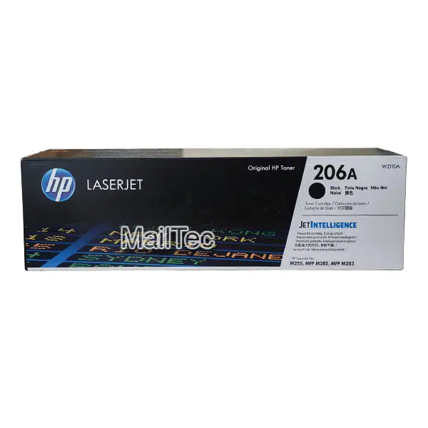 toner HP 206a w2110a negro l.j. pro m255, m283, mfp m282 original
