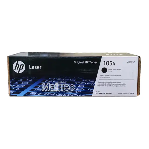toner hp 105a w1105a negro l.j. 107a, mfp 135, mfp 137fnw original