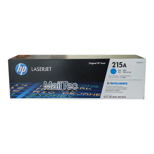 toner hp 215a w2311a cyan l.j. pro m155, mfp m182, m183 original
