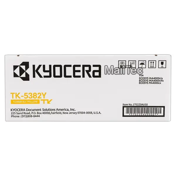 toner kyocera tk-5382y yellow ecosys MA4000cix, MA4000cifx, PA4000xc original