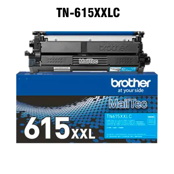 cartucho de toner brother tn-615xxlc cyan HL-L8570CDW, MFC-L8970CDW, DCP-L8630CDW