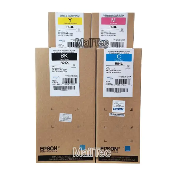 kit de tinta epson t942 y t941 negro y colores workforce pro wf-c5710, wf-c5790 original