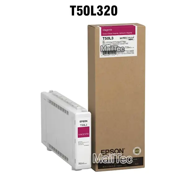 cartucho de tinta epson t50l3 magenta SureColor T5770DM, T5770DR, T7770D, T7770DM