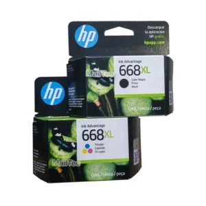 kit de tinta HP 668xl negro y color DeskJet Ink Advantage 2900, 2975, 4300, 4375, 6500, 6575, 6578 original