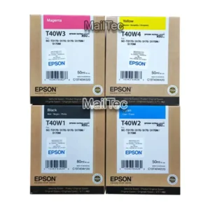 kit de tinta epson t40w negro y colores SureColor T3170, T5170, T3170M, T5170M original