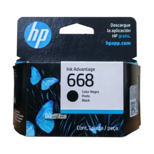 tinta HP 668 7FP37VL negro DeskJet Ink Advantage 2900, 2975, 4300, 4375, 6500, 6575, 6578 original