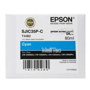 tinta epson C13T44B220 SJIC35P-C cyan colorworks C6000, C6500 original