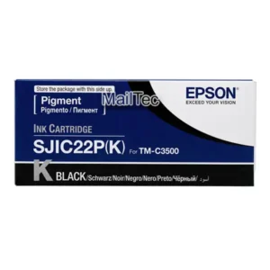 tinta epson C33S020577 negro SJIC22P ColorWorks c3500, tm-c3500 original