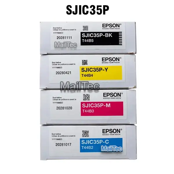 Kit de Tinta Epson SJIC35P CMYK ColorWorks C6000, C6500 Original - Imagen 2