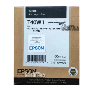 tinta epson t40w120 negro SureColor T3170, T5170, T3170M, T5170M original