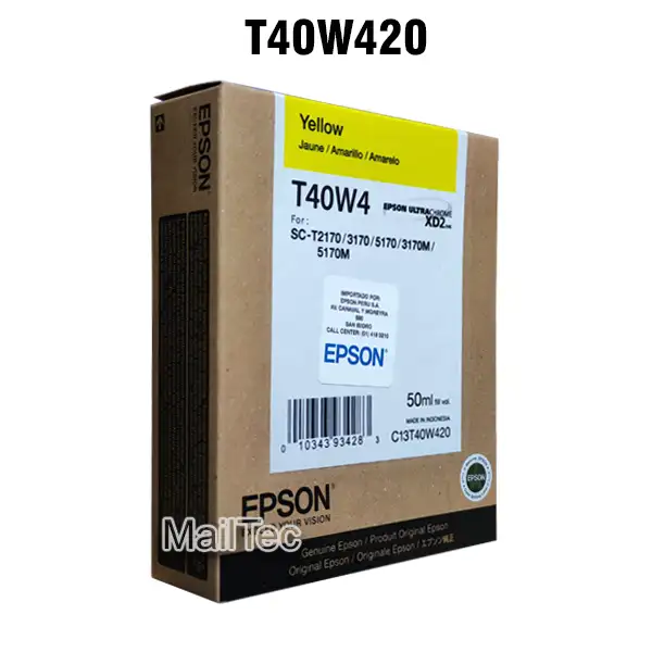 tinta epson t40w4 yellow SureColor T3170, T5170, T3170M, T5170M