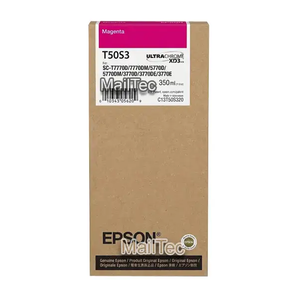 tinta epson t50s320 magenta SureColor SC-T7770D, SC-T7770DM, SC-T5770D, SC-T3770D original